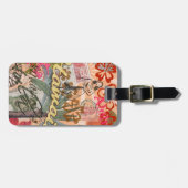 Hawaii Hula Travel Flower  Bagagelabel (Voorkant horizontaal)