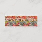 Hawaii Hula Travel Flower Mini Visitekaartje (Achterkant)