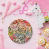 Hawaii Hula Travel Flower  Papieren Bordje (Feest)