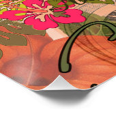 Hawaii Hula Travel Flower  Perfect Poster (Hoek)