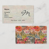 Hawaii Hula Travel Flower Visitekaartje (Voorkant / Achterkant)