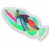 Hawaii Humu Humu Vis onder het Zee Sticker (Voorkant)