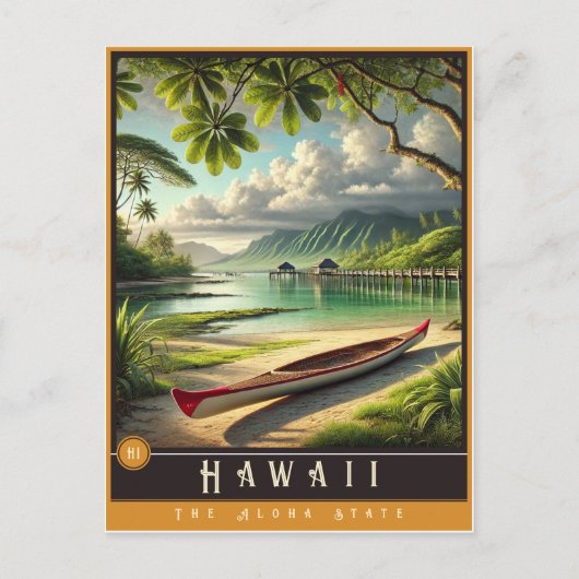 Hawaii | hyperrealistisch Briefkaart (Voorkant)