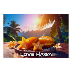 HAWAII - IK HOU VAN HAWAI PERFECT POSTER