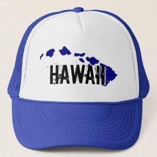 Hawaii îles blanc bleu casquette