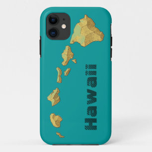 Hawaii îles or turquoise bleu vert iphone 5 coque