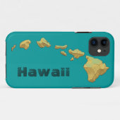 Hawaii îles or turquoise bleu vert iphone 5 coque (Dos (Horizontal))