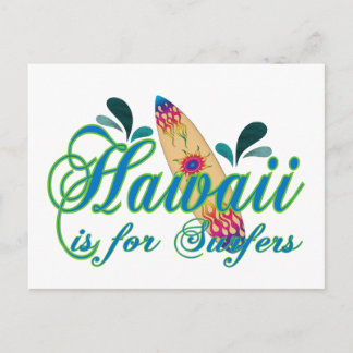 Hawaii is voor Surfers Briefkaart