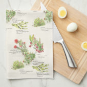 Hawai'i Island Volcano Autochtone Plante Serviette (Quart Plié)