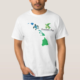 Hawaii Islands Chain - Hanauma Bay Oahu Schildpad T-shirt