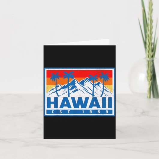 Hawaii  kaart (Voorkant)