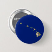 Hawaii Kaart Button (Voorkant /achterkant)