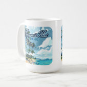 Hawaii Kai Honolulu Oahu Hawaii Retro Koffiemok (Voorkant links)
