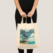 Hawaii Kai Honolulu Oahu Hawaii Retro Tote Bag (Voorkant (product))