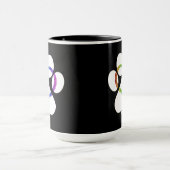 Hawaii Kat Love Rainbow Mok (Midden)