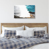 Hawaii Kauai Spouting Horn Canvas Afdruk (Insitu (Slaapkamer))