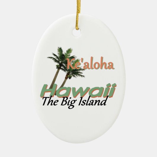 HAWAII KERAMISCH ORNAMENT (Voorkant)