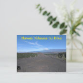 Hawaii Kilauea Iki Hike Briefkaart (Staand voorkant)