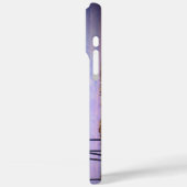 Hawaii Kustpalmbomen Paarse Bergen Naam Case-Mate iPhone Case (Achterkant / Links)