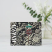Hawaii Lava Stop Travel Briefkaart (Staand voorkant)