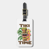 Hawaii Luau Tiki Time Bagagelabel (Voorkant verticaal)