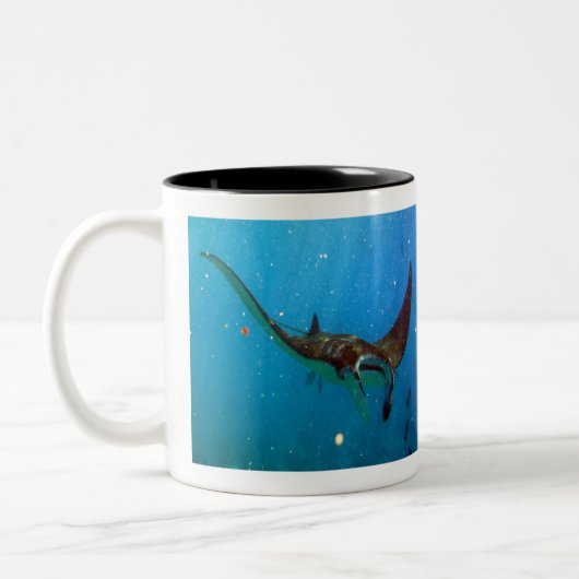 Hawaii Manta Ray Tweekleurige Koffiemok (Links)