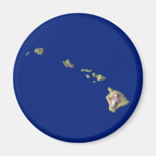 Hawaii Map Magnet Magneet