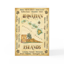Hawaii Note Kaart