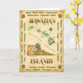 Hawaii Note Kaart (Gele Bloem)