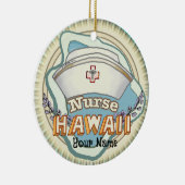 Hawaii Nurse Keramisch Ornament (Rechts)
