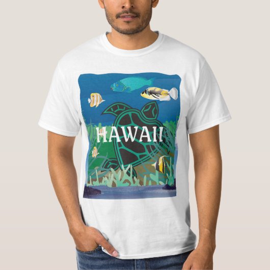 Hawaii Oahu Island T-shirt (Voorkant)