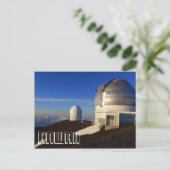 Hawaii Observatory Mauna Kea reisfoto Briefkaart (Staand voorkant)