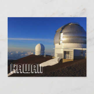 Hawaii Observatory Mauna Kea reisfoto Briefkaart