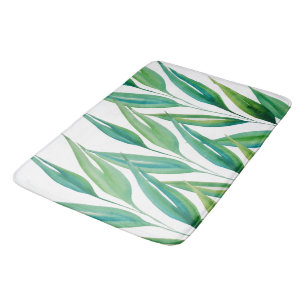 Hawaii Oceaan Groen Blauw Aquarel Kunst Badmat