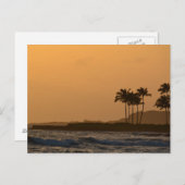 Hawaii Ocean Sunset Briefkaart (Voorkant / Achterkant)