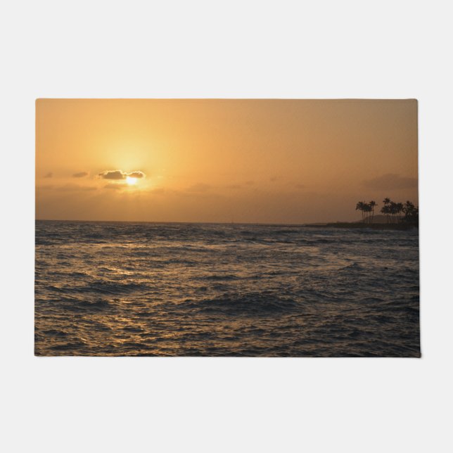 Hawaii Ocean Sunset Deurmat (Voorkant)