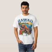 Hawaii Octopus T-shirt (Voorkant volledig)