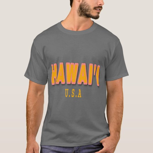 Hawaii ontwerp hoodie pullover (Voorkant)
