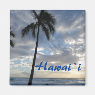 Hawaii Palm Tree by Ocean Magneet