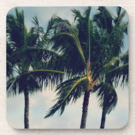 Hawaii Palm Trees Bier Onderzetter