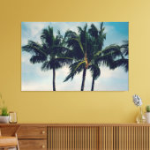 Hawaii Palm Trees Canvas Afdruk (Insitu (Woonkamer))