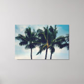 Hawaii Palm Trees Canvas Afdruk (Voorkant)