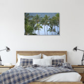 Hawaii Palm Trees Canvas Afdruk (Insitu (Slaapkamer))
