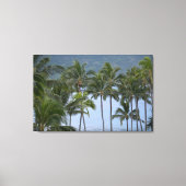Hawaii Palm Trees Canvas Afdruk (Voorkant)