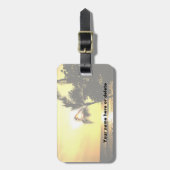 Hawaii Palm TreeTag Bagagelabel (Voorkant verticaal)