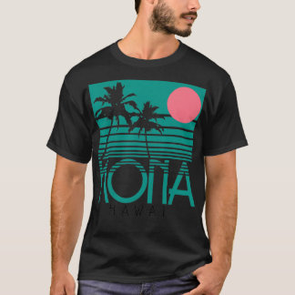 Hawaii Palmbomen Surf Retro Hawaiian Isla T-shirt