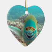 Hawaii Parrot Fish - Uhu Keramisch Ornament (Rechts)