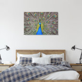 Hawaii Peacock Canvas Afdruk (Insitu (Slaapkamer))