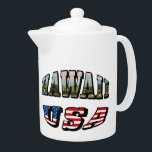 Hawaii Picture et USA Flag Text<br><div class="desc">Les îles Hawaiiennes sont un archipel de huit îles majeures, plusieurs atolls, de nombreux îlots et des monts sous-marins dans l'océan Pacifique Nord, s'étendant sur environ 2 500 km de l'île d'Hawaii au sud à l'atoll de Kure à l'extrême nord. À l'exclusion de Midway est un territoire non constitué en...</div>