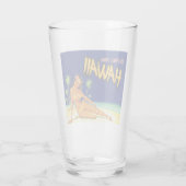 Hawaii - Pint Glass Glas (Achterkant)